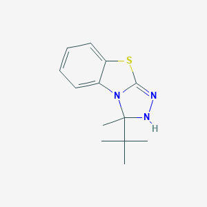 molecular formula C13H17N3S B247226 3-Tert-butyl-3-methyl-2,3-dihydro[1,2,4]triazolo[3,4-b][1,3]benzothiazole 