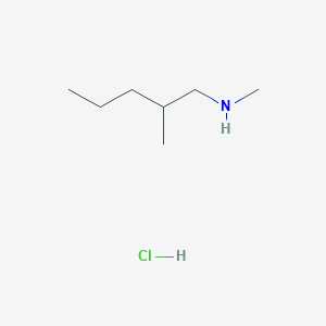molecular formula C7H18ClN B2472299 Methyl(2-methylpentyl)amine hydrochloride CAS No. 2225143-98-4