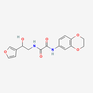 N1-(2,3-dihydrobenzo[b][1,4]dioxin-6-yl)-N2-(2-(furan-3-yl)-2-hydroxyethyl)oxalamide