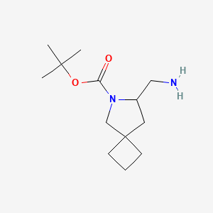 Tert-butyl 7-(aminomethyl)-6-azaspiro[3.4]octane-6-carboxylate