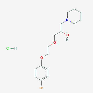 1-(2-(4-Bromophenoxy)ethoxy)-3-(piperidin-1-yl)propan-2-ol hydrochloride