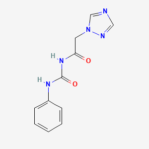 N-phenyl-N'-[2-(1H-1,2,4-triazol-1-yl)acetyl]urea