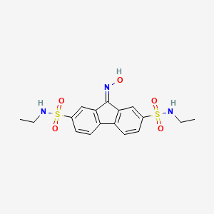 N,N'-diethyl-9-(hydroxyimino)-9H-fluorene-2,7-disulfonamide
