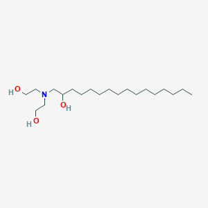 molecular formula C20H43NO3 B024724 1-[Bis(2-hydroxyethyl)amino]hexadecan-2-ol CAS No. 19845-37-5