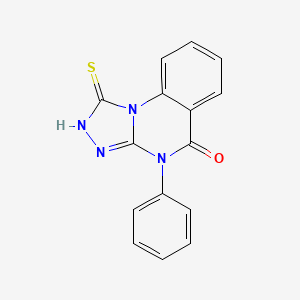 1-Mercapto-4-phenyl-4H-[1,2,4]triazolo[4,3-a]quinazolin-5-one