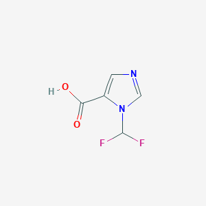 3-(Difluoromethyl)imidazole-4-carboxylic acid