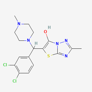 5-((3,4-Dichlorophenyl)(4-methylpiperazin-1-yl)methyl)-2-methylthiazolo[3,2-b][1,2,4]triazol-6-ol