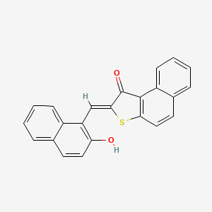 (Z)-2-((2-hydroxynaphthalen-1-yl)methylene)naphtho[2,1-b]thiophen-1(2H)-one