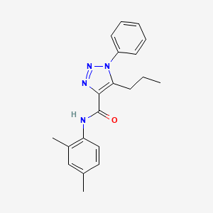 molecular formula C20H22N4O B2472443 N-(2,4-dimethylphenyl)-1-phenyl-5-propyl-1H-1,2,3-triazole-4-carboxamide CAS No. 950230-82-7