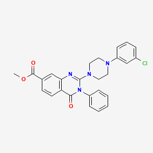 N-(4-fluorobenzyl)-4-[1-methyl-3-(pyrrolidin-1-ylcarbonyl)-1,4,6,7-tetrahydro-5H-pyrazolo[4,3-c]pyridin-5-yl]-4-oxobutanamide