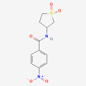 N-(1,1-dioxothiolan-3-yl)-4-nitrobenzamide