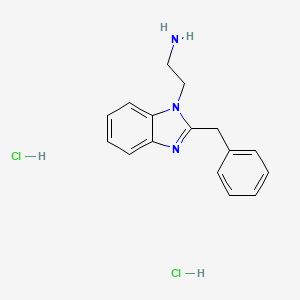 2-(2-benzyl-1H-benzo[d]imidazol-1-yl)ethanamine dihydrochloride