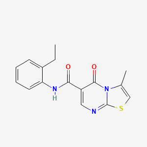 N-(2-ethylphenyl)-3-methyl-5-oxo-5H-thiazolo[3,2-a]pyrimidine-6-carboxamide