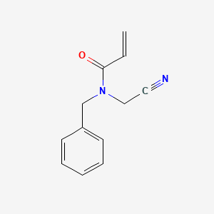 N-benzyl-N-(cyanomethyl)prop-2-enamide