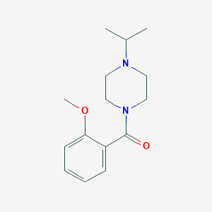molecular formula C15H22N2O2 B247252 1-Isopropyl-4-(2-methoxybenzoyl)piperazine 