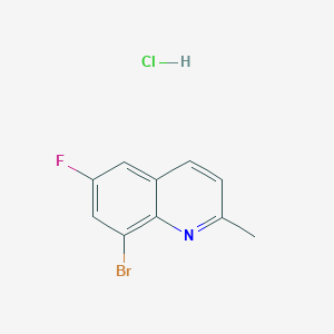 8-Bromo-6-fluoro-2-methylquinoline;hydrochloride