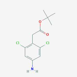 Tert-butyl 2-(4-amino-2,6-dichlorophenyl)acetate