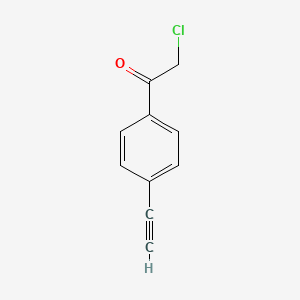 2-Chloro-1-(4-ethynylphenyl)ethanone