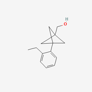 [3-(2-Ethylphenyl)-1-bicyclo[1.1.1]pentanyl]methanol