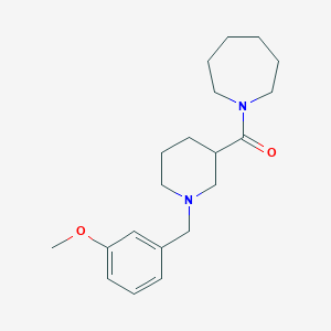 Azepan-1-yl[1-(3-methoxybenzyl)piperidin-3-yl]methanone