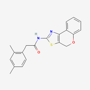 molecular formula C20H18N2O2S B2472564 N-(4H-chromeno[4,3-d]thiazol-2-yl)-2-(2,4-dimethylphenyl)acetamide CAS No. 922598-66-1