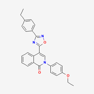 2-(4-ethoxyphenyl)-4-[3-(4-ethylphenyl)-1,2,4-oxadiazol-5-yl]isoquinolin-1(2H)-one
