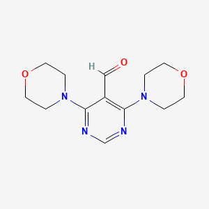 4,6-Dimorpholinopyrimidine-5-carbaldehyde