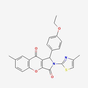 1-(4-Ethoxyphenyl)-7-methyl-2-(4-methylthiazol-2-yl)-1,2-dihydrochromeno[2,3-c]pyrrole-3,9-dione