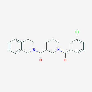 (3-chlorophenyl)[3-(3,4-dihydroisoquinolin-2(1H)-ylcarbonyl)piperidin-1-yl]methanone