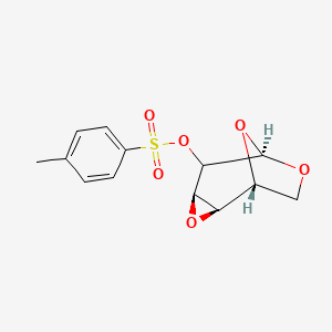 (1R,2R,4R,6R)-3,7,9-trioxatricyclo[4.2.1.0~2,4~]non-5-yl 4-methylbenzenesulfonate (non-preferred name)