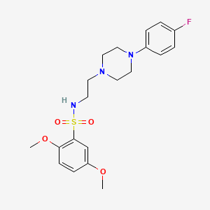N-(2-(4-(4-fluorophenyl)piperazin-1-yl)ethyl)-2,5-dimethoxybenzenesulfonamide