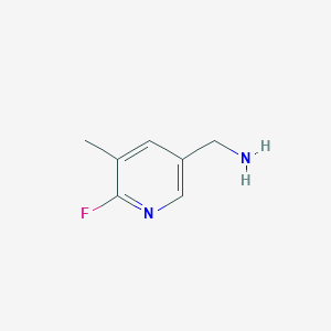 (6-Fluoro-5-methylpyridin-3-YL)methylamine