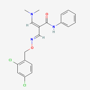 2-({[(2,4-dichlorobenzyl)oxy]imino}methyl)-3-(dimethylamino)-N-phenylacrylamide