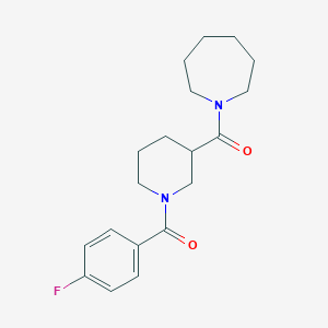 1-{[1-(4-Fluorobenzoyl)-3-piperidinyl]carbonyl}azepane