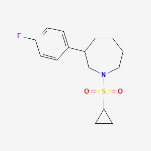 1-(Cyclopropylsulfonyl)-3-(4-fluorophenyl)azepane