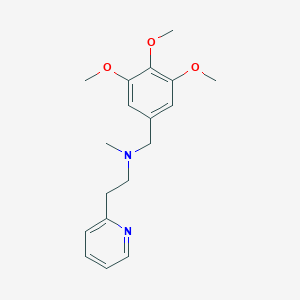 N-methyl-2-pyridin-2-yl-N-(3,4,5-trimethoxybenzyl)ethanamine