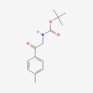 tert-butyl N-[2-(4-methylphenyl)-2-oxoethyl]carbamate