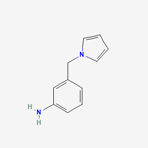 B2472737 3-[(1H-Pyrrol-1-yl)methyl]aniline CAS No. 107484-32-2
