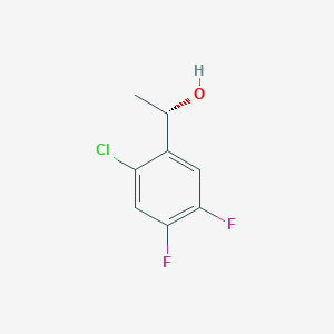 molecular formula C8H7ClF2O B2472746 (S)-1-(2-氯-4,5-二氟苯基)乙醇 CAS No. 1688714-10-4