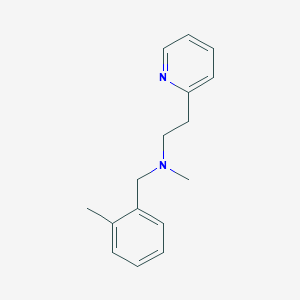 molecular formula C16H20N2 B247275 N-methyl-N-(2-methylbenzyl)-2-(pyridin-2-yl)ethanamine 