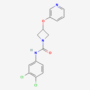 N-(3,4-dichlorophenyl)-3-(pyridin-3-yloxy)azetidine-1-carboxamide