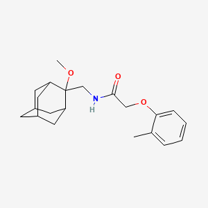 molecular formula C21H29NO3 B2472761 N-(((1R,3S,5r,7r)-2-methoxyadamantan-2-yl)methyl)-2-(o-tolyloxy)acetamide CAS No. 1797695-03-4