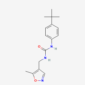 1-(4-(Tert-butyl)phenyl)-3-((5-methylisoxazol-4-yl)methyl)urea