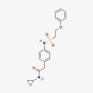 N-Cyclopropyl-2-[4-(2-phenoxyethanesulfonamido)phenyl]acetamide
