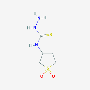 N-(1,1-dioxidotetrahydrothiophen-3-yl)hydrazinecarbothioamide