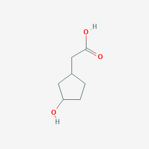 2-(3-Hydroxycyclopentyl)acetic acid