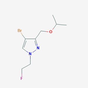 4-bromo-1-(2-fluoroethyl)-3-(isopropoxymethyl)-1H-pyrazole