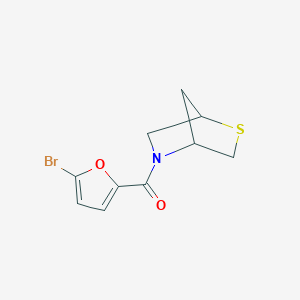 2-Thia-5-azabicyclo[2.2.1]heptan-5-yl(5-bromofuran-2-yl)methanone
