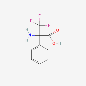 2-Amino-3,3,3-trifluoro-2-phenylpropanoic acid