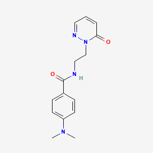 4-(dimethylamino)-N-(2-(6-oxopyridazin-1(6H)-yl)ethyl)benzamide